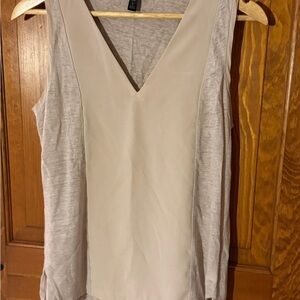 Banana Republic Beige V-Neck Tank Top